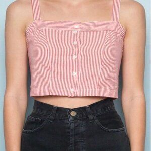 BM Astrid striped cropped tank